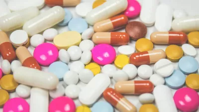 collection of loose pills